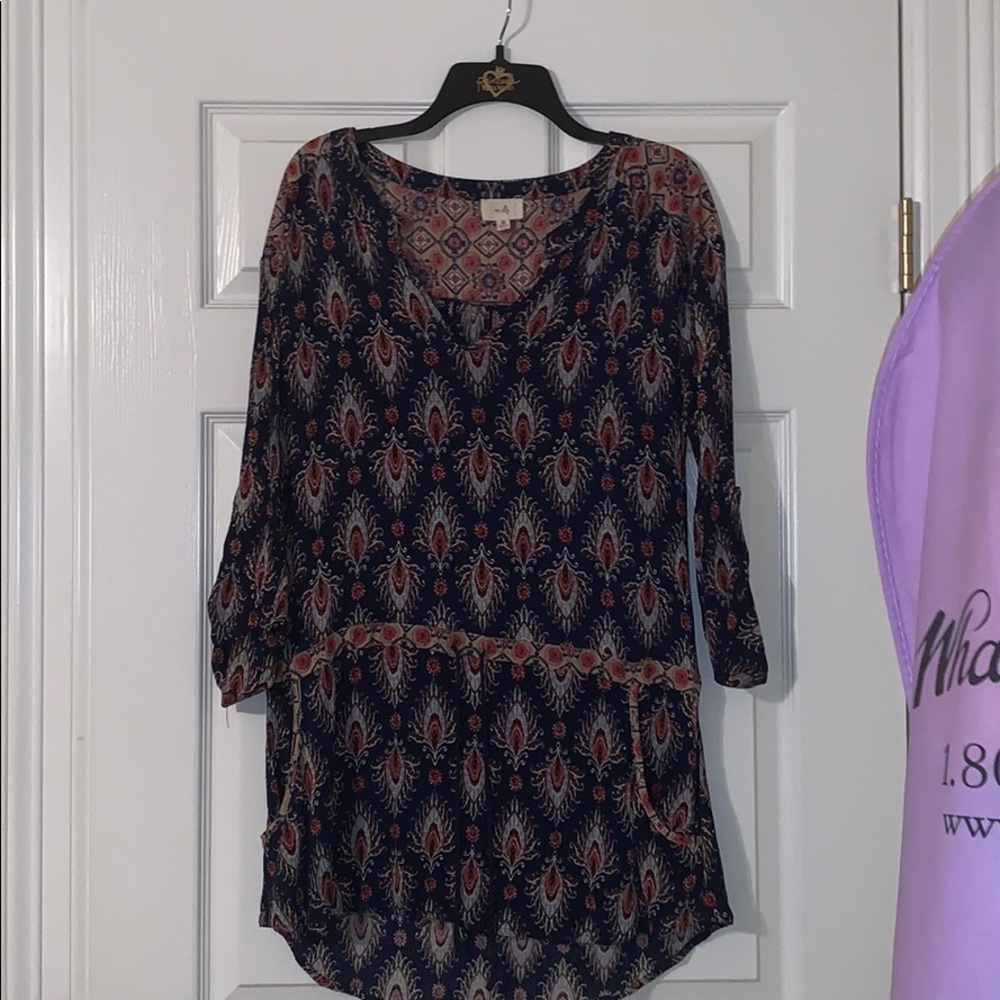 Boho Long sleeve dress
